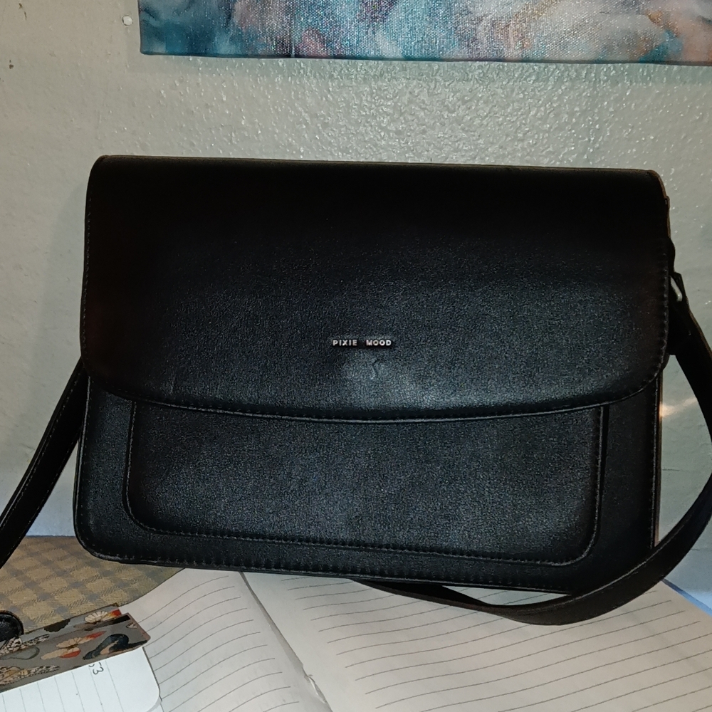 Pixie Mood Elegant Black And Gray Bag - image 1